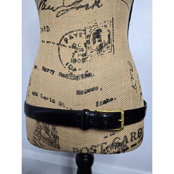 Coach Black Leather Classic Designer Belt - Picture 1 of 13